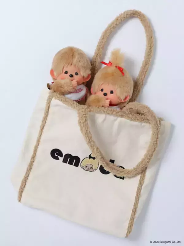 「モンチッチ×EMODA（エモダ） 初コラボ！ 瀬川陽菜乃がLOOKモデルに♪ スウェットやキーチェーンなど全5型☆」の画像
