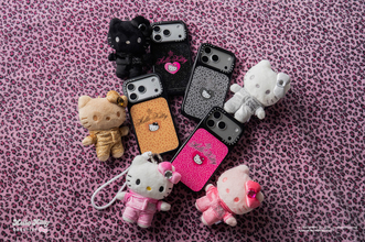 「ハローキティ」Y2Kファッションに大変身☆レオパード柄やぬいぐるみチャームが「CASETiFY」コラボで登場