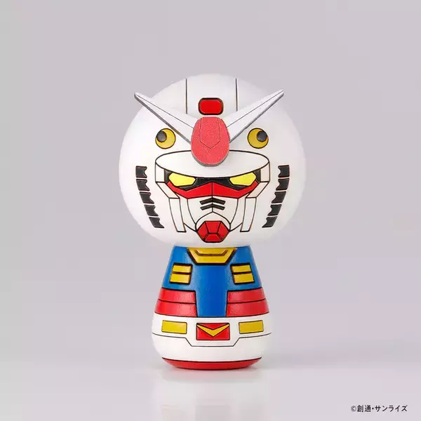 「「ガンダム」×こけし―ザクの細かなデティールまで見事に再現したアイテムが登場！」の画像