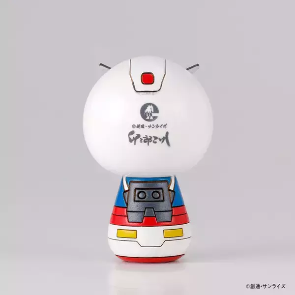 「「ガンダム」×こけし―ザクの細かなデティールまで見事に再現したアイテムが登場！」の画像