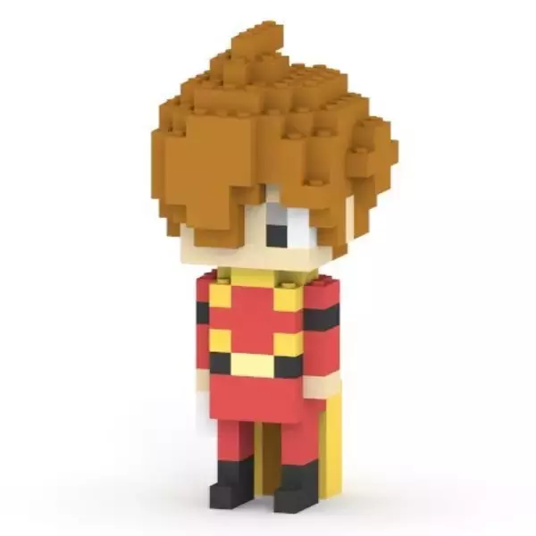 「サイボーグ009」島村ジョーたちをドット絵調で立体化！手のひらサイズの組み立てフィギュア登場