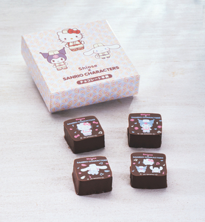 「サンリオ」シナモロール、ハローキティ、クロミが老舗和菓子屋とコラボ♪ チョコレート羊羹を限定販売【塩瀬総本家】