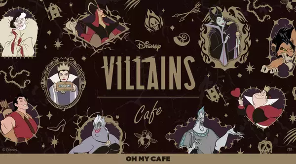 「「ディズニーヴィランズOH MY CAFE」ハロウィンに合わせてオープン！マレフィセント、スカー、アースラたちをイメージしたメニュー＆グッズが魅力的☆」の画像