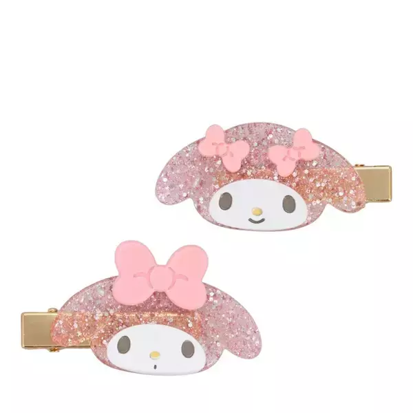「シナモン、クロミがキラキラ☆ 「サンリオ」ラメシリーズ登場！シュガーバニーズやリトルツインスターズがヘアクリップやバンスクリップ、チャームに」の画像