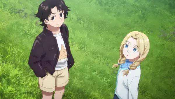 夏アニメ「令和のダラさん」禁足地に踏み入った日向と薫は、異形の存在“屋跨斑”に遭遇するが…？第1話先行カット