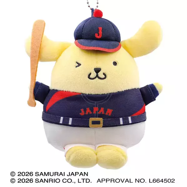 「サンリオと「侍ジャパン」がコラボレーション！ キティ、マイメロ、シナモロールたちが侍ジャパンのユニフォームでポーズ♪」の画像