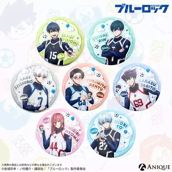 「「ブルーロック」潔世一、糸師凛、凪誠士郎たちとずっと一緒♪ 自立型ぬい“KINOKOS”と合わせて楽しめるグッズ新登場」の画像