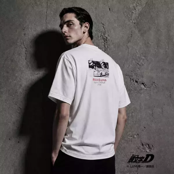 「「頭文字D」“ギャンギャン”を大胆デザイン!! AE86＆RX-7の名シーンを立体刺繍で表現したTシャツ登場」の画像