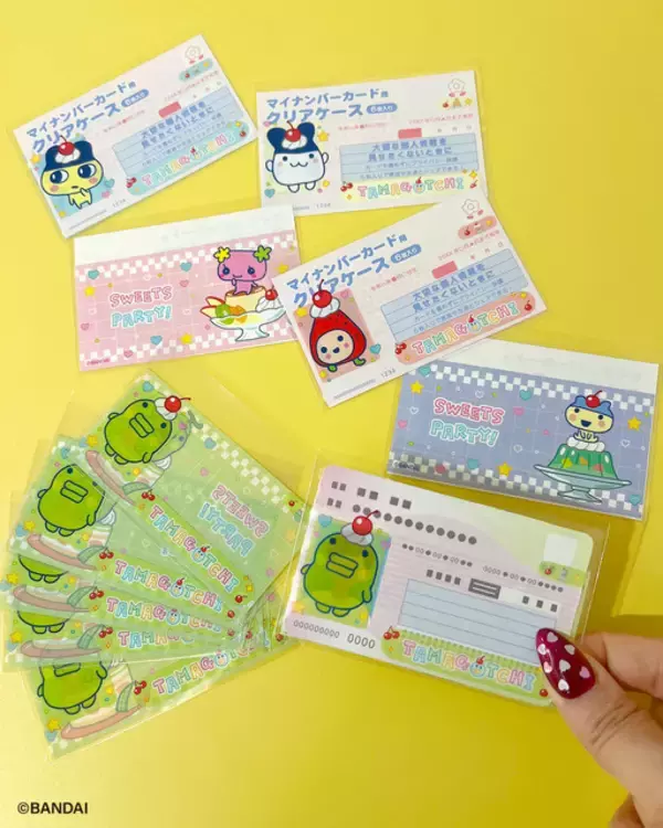 「まめっちたちとスイーツパーティー♪ 「たまごっち」×サンキューマート！パステルカラーにスイーツモチーフを取り入れたアイテムがラインナップ」の画像