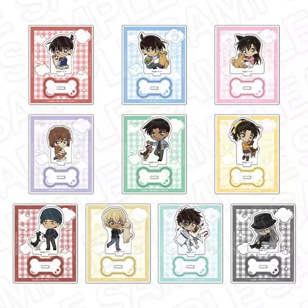 「「名探偵コナン」安室透、赤井秀一、ジンも犬と戯れ～♪ 缶バッジやアクリルヘアゴムなど“デフォルメいぬシリーズ”第2弾」の画像