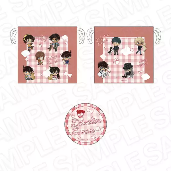 「「名探偵コナン」安室透、赤井秀一、ジンも犬と戯れ～♪ 缶バッジやアクリルヘアゴムなど“デフォルメいぬシリーズ”第2弾」の画像