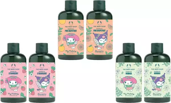「マイメロ＆クロミが“森の妖精”に♪ 「サンリオ」×「THE BODY SHOP」コラボ開催 限定デザインのミニバッグやチャームなどがもらえる」の画像