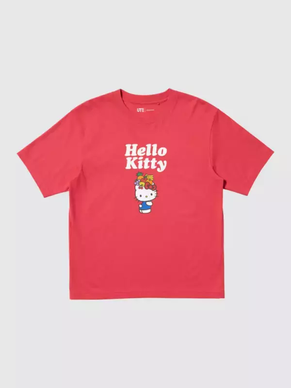 「サンリオ」キティやシナモロールが、ビーチでのんびり＆かわいいフルーツに♪ ユニクロ「UT」アイテムで夏を過ごしやすく！