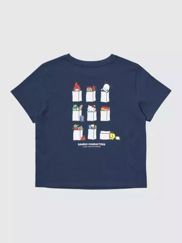 「「サンリオ」キティやシナモロールが、ビーチでのんびり＆かわいいフルーツに♪ ユニクロ「UT」アイテムで夏を過ごしやすく！」の画像