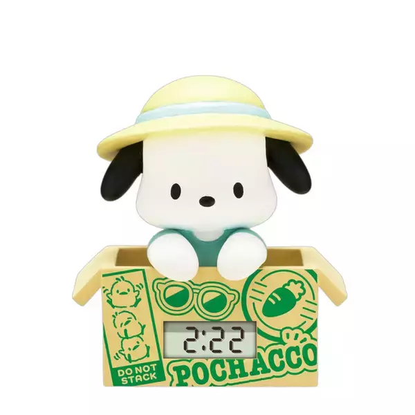 「旅気分のキティ、ポチャッコたちが置き時計に！「サンリオキャラクターズ ダンボールウォッチ3」カプセルトイに登場」の画像