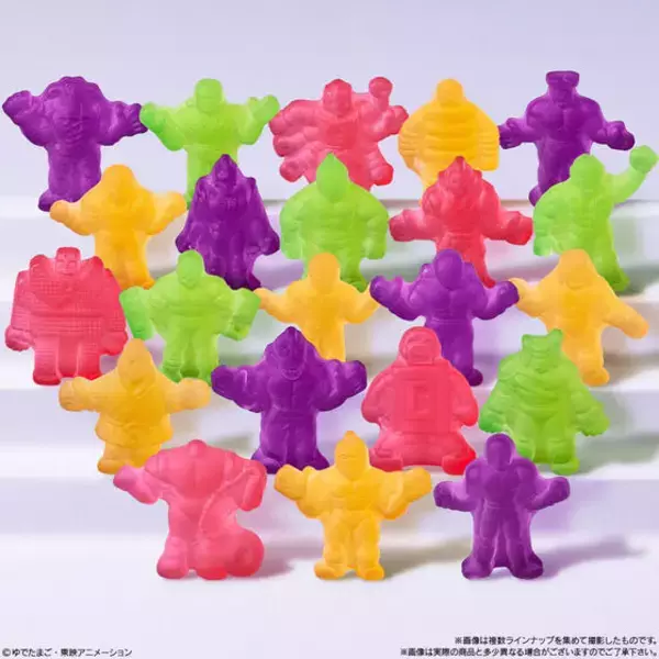 「キン肉マン」“キンケシ”なのに食べられる!?　社会（リング）で戦う超人（サラリーマン）たちへ贈るキンケシ型グミ登場