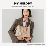 「「サンリオ」キティ、ポチャッコたちを大人かわいく持とう♪ 日常使いにも◎“チャーム付ミドルバッグ”登場」の画像4