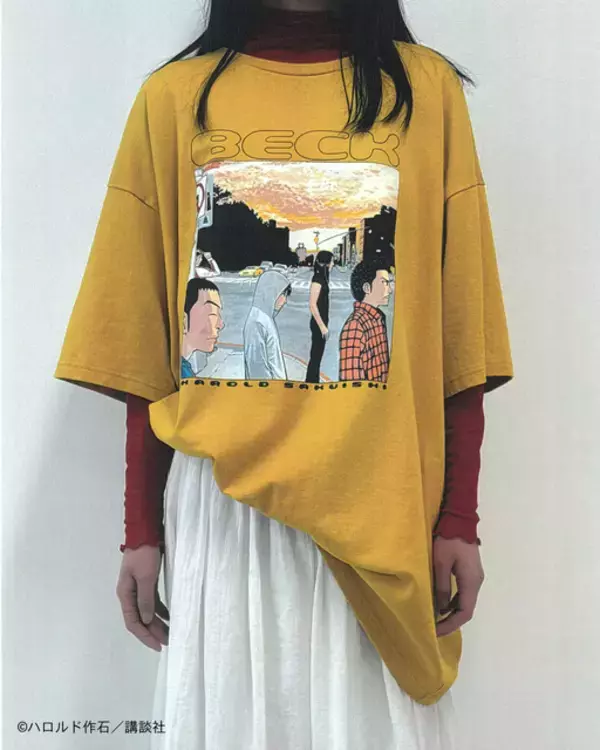 「服から音が聞こえる…音楽マンガ「BECK」オシャレすぎるアパレル登場！ 「UACG」コラボ」の画像