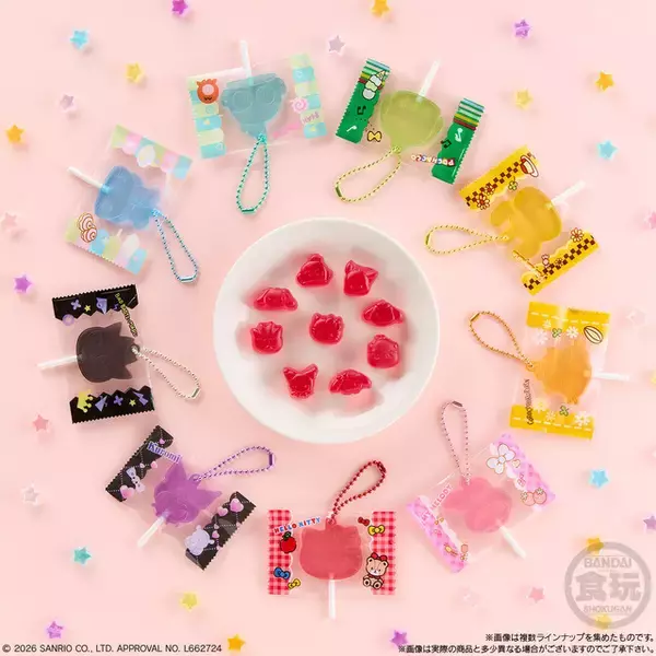 キティやマイメロがキャンディになっちゃった…!? 「サンリオ」レトロかわいいキャンディチャームが登場！