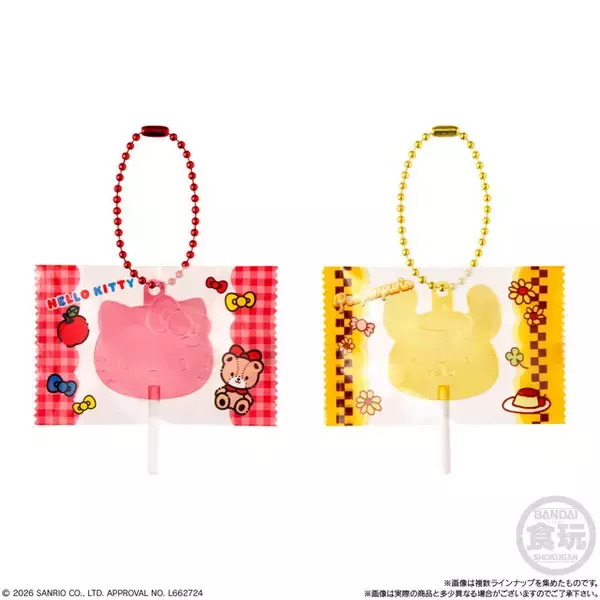 「キティやマイメロがキャンディになっちゃった…!? 「サンリオ」レトロかわいいキャンディチャームが登場！」の画像