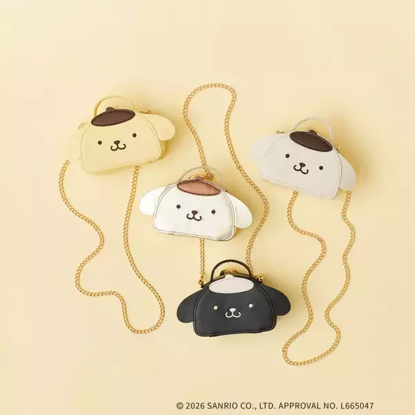 「「サンリオ」ポムポムプリン推し必見！「index」との30周年記念コラボバッグやポーチが登場♪」の画像