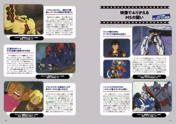 「「ガンダム」“モビルスーツの教科書”第2弾登場！ 一年戦争後の戦いで活躍した0083、Z、ZZのMSを徹底解説」の画像