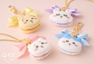 「ちいかわ」ハチワレ、うさぎ、モモンガたちがスイーツアクセサリーに!? 宝石みたいにキュート☆【Q-pot.】