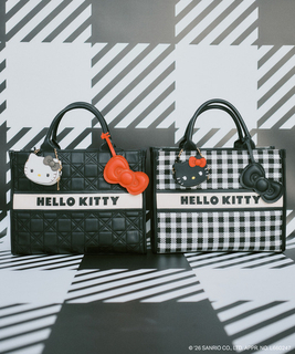 「サンリオ」キティが大人っぽおめかし☆ 大切なデートを応援するバッグやポーチ登場【VISコラボ】