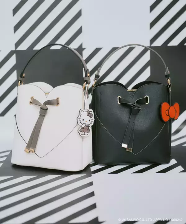 「「サンリオ」キティが大人っぽおめかし☆ 大切なデートを応援するバッグやポーチ登場【VISコラボ】」の画像