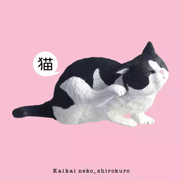 「猫の日は猫三昧♪ サバトラや三毛猫、カイカイしてる姿が癒やし～♪ カプセルトイが新登場」の画像