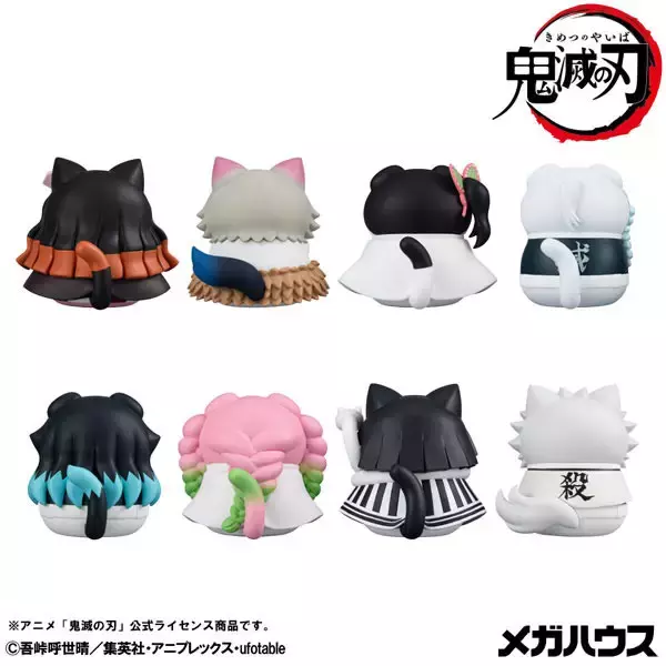 「「鬼滅の刃」禰豆子や伊之助、カナヲたちがむっちりかわいい招き猫に♪「MEGA CAT」シリーズに参戦」の画像