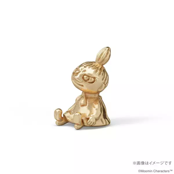 「ムーミン」リトルミイが、約1cmサイズの18金に♪ おだんご頭もワンピースも再現！100点限定で発売