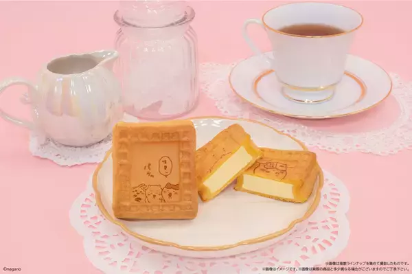 「ちいかわ」可愛すぎで食べるのがもったいない…！ 仲良しなちいかわたちのフレーム型ワッフルが登場♪