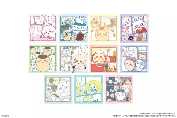 「「ちいかわ」可愛すぎで食べるのがもったいない…！ 仲良しなちいかわたちのフレーム型ワッフルが登場♪」の画像