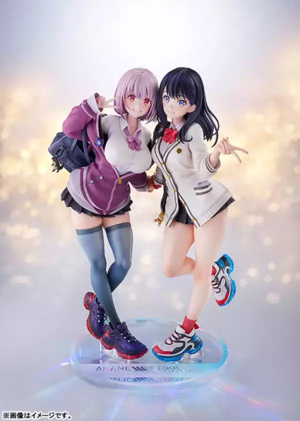 「「SSSS.GRIDMAN」より六花＆アカネのコンビが立体化！ イラストを再現できる手繋ぎパーツも♪」の画像