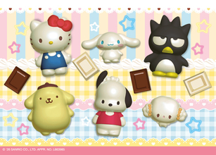 「サンリオ」キティやポムポムプリン、シナモンのチョコを作ろう♪「明治」バレンタインコラボでチョコ型プレゼントを実施