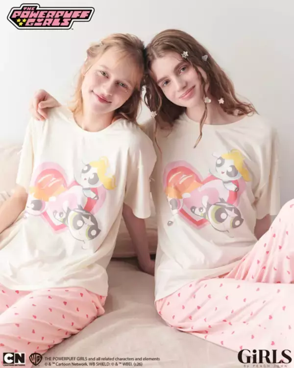 「パワーパフガールズ」ガーリーなランジェリーやルームウェアが登場♪ GiRLS by PEACH JOHNが初コラボ