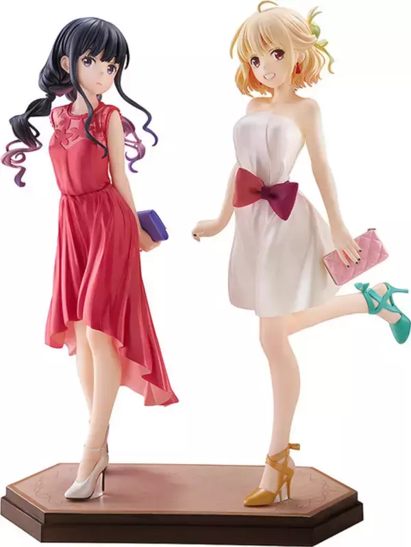 「「リコリコ」千束＆たきな、いつもと一味違う“ドレスアップコーデ”がキュート♪ フィギュアが登場」の画像