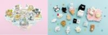 リラックマ、すみっコぐらし、たれぱんだ…サンエックスキャラクターが勢揃い！新テーマ「サンエックスタウン」のアイテムが登場♪