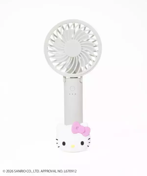 「緊急再入荷！キティ＆クロミ＆シナモロールの傘用ハンディファンホルダーが復活販売☆ZOZOTOWNにて」の画像