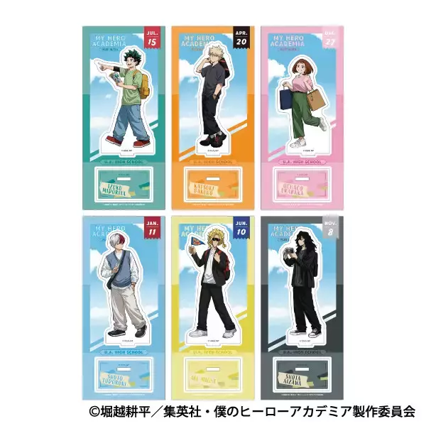 「「ヒロアカ」旅を楽しむデク、爆豪、相澤先生たちを描き下ろし♪ アニメイトにて全国ご当地応援フェア開催」の画像