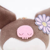 「お花をつけたクロミがキュート♪ 手触りが魅力のむにゅぐるみに登場」の画像5