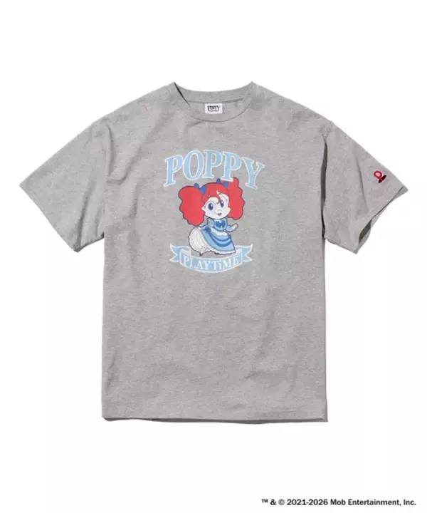 「「Poppy Playtime」ハギーワギー、ポピーたちがカレッジ風アパレルに♪ Tシャツ、フーディー、アクスタも☆【ZOZOTOWNコラボ】」の画像