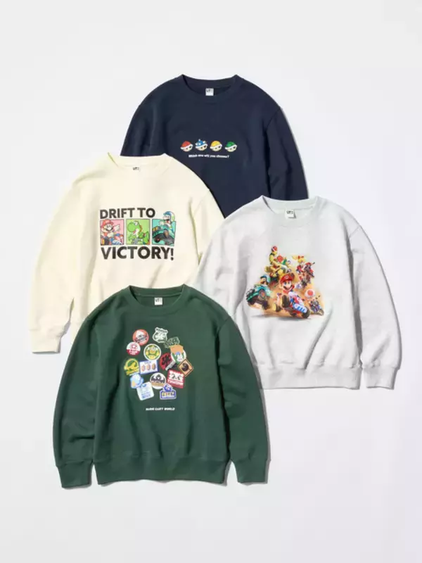 「「マリオカート」×ユニクロ「UT」初コレクションが登場☆ マリオ、ルイージ、クッパたちが鮮やかにレースするデザインに注目」の画像