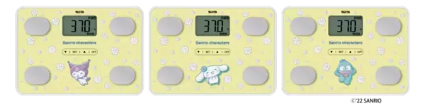 「「サンリオ」シナモロールやクロミ、ハンギョドンなど10モデル♪ コラボ体組成計が登場」の画像