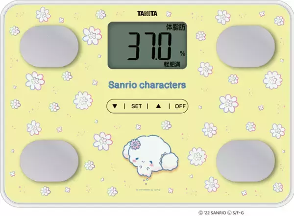 「「サンリオ」シナモロールやクロミ、ハンギョドンなど10モデル♪ コラボ体組成計が登場」の画像