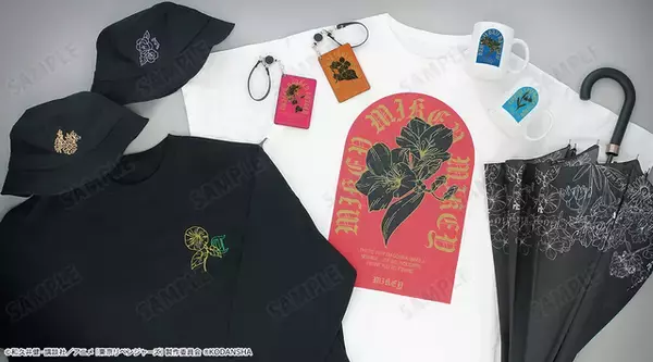 「東リベ」マイキー、千冬、乾青宗、九井一たちの誕生花をデザイン！“フラワーモチーフver.”アパレル登場