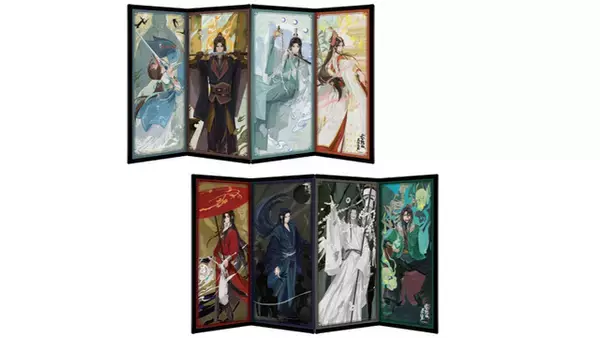 「「天官賜福」展、日本初公開の新作ムービーやミニ屏風ほか新グッズ追加で見どころ多数！愛知会場が3月7日開幕」の画像