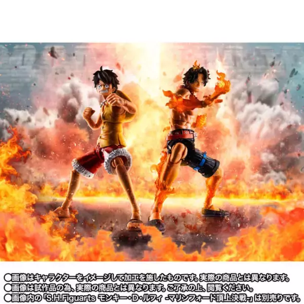 「“愛してくれて……ありがとう!!!” 「ONE PIECE」エースがマリンフィールド頂上決戦の姿で立体化！」の画像