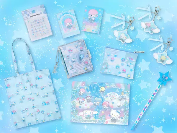 「サンリオ」ピューロランドの七夕イベ☆ 水色にきらきらひかる！フードやグッズ＆限定ライブなど盛りだくさん！【6月5日より開始】